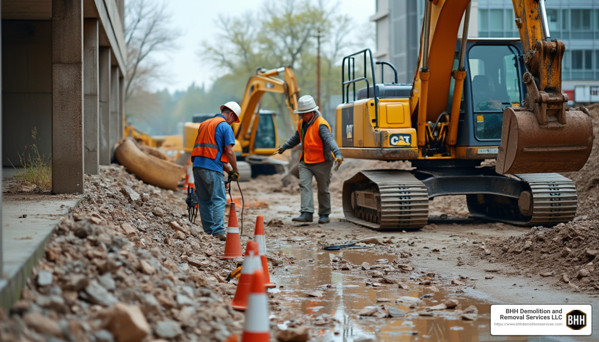 construction site cleanup
